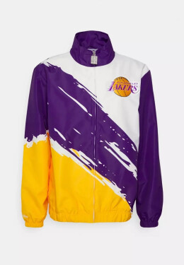 Mitchell & Ness Pánská bunda Los Angeles Lakers NBA Paintbrush Windbreaker Velikost: M