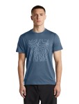 ICEBREAKER Mens Merino 150 Tech Lite SS Tee Great Heights, Dawn velikost: XL