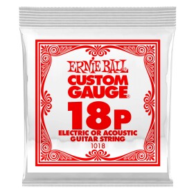 Ernie Ball 1018 Plain Steel Single .018