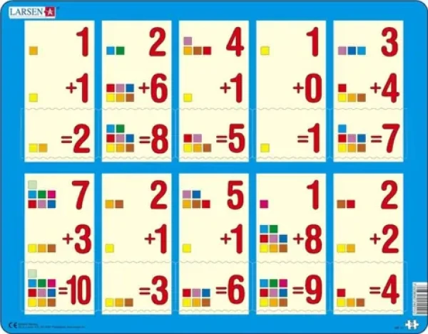 LARSEN Puzzle Sčítání do deseti