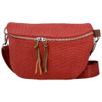 Trendy dámská textilní ledvinka Ayana, červená