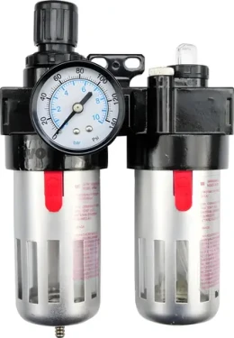 Vorel 81556 / Regulátor tlaku vzduchu 1/2" / max. 10 bar / s filtrem (90 cm3) a přimazáváním (60 cm3) (TO-81556)