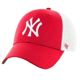 Unisex baseballová čepice New York Yankees Branson Cap B-BRANS17CTP-RD Červeno-bílá - 47 Brand červeno-bílá one size