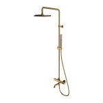 OMNIRES - Y termostatický exponovaný vanový systém, zlatý lesk Y1234GL