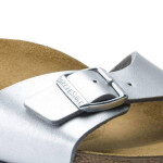 Žabky Birkenstock Madrid Birko-Flor Silver Regular Wide (0040411) pro ženy 42