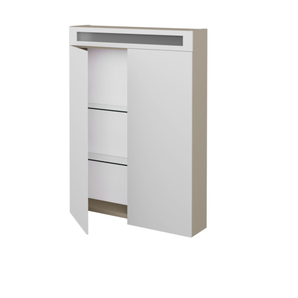 Dřevojas - Dvoudveřová galerka AIR GA2OE 60 - M05 Béžová mat 238957