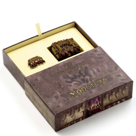 Harry Potter Dárkový box - Obludné obludárium (Klíčenka a odznáček)