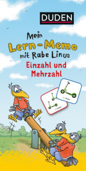 Mein Lern-Memo mit Rabe Linus - Einzahl und Mehrzahl - RAAB, DOROTHEE