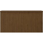 MEXEN/S - Rivel koupelnová skříňka pod umyvadlo 100 cm s deskou, 1 šuplík, reliéf , ořech 91A20-10047-1-BFC86