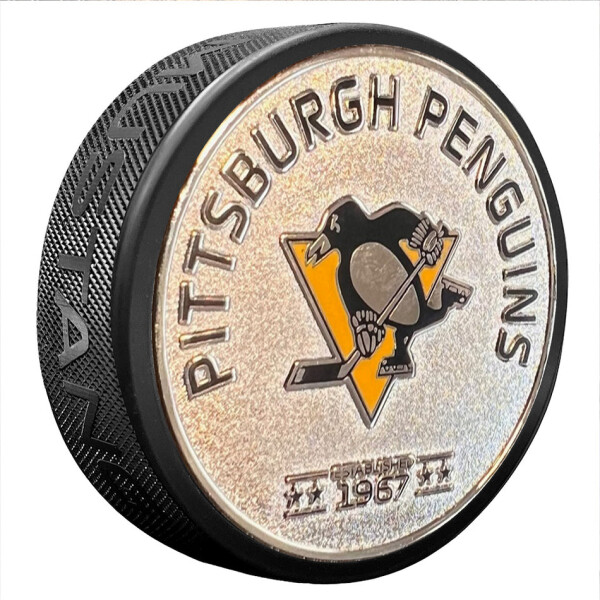 Mustang Puk Pittsburgh Penguins NHL Established Silver Medallion