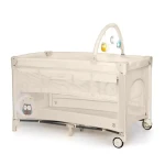 Asalvo COMPLET DUO cestovní postýlka s druhým dnem a hrazdičkou, owl (AS22257)