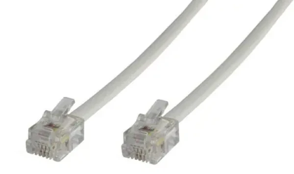MicroConnect Modulární kabel RJ12 2m bílá (MPK102)