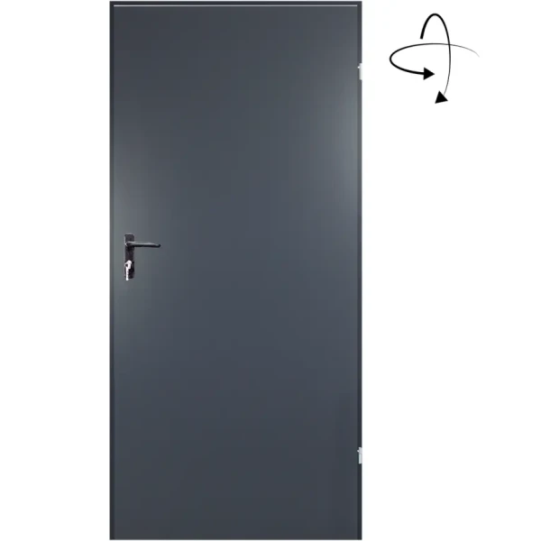 Technické dveře T43 70 antracit