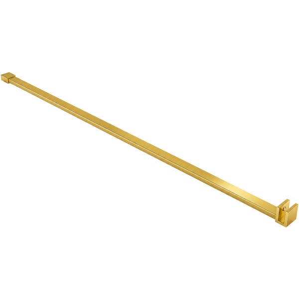 CERANO Sprchová vzpěra Onyx - hranatá- vodorovná - zlatá - 150 cm