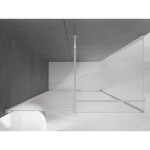 MEXEN/S - Velar sprchový kout, posuvné dveře 160 x 80 cm, dekor, chrom 871-160-080-31-01