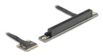 Delock adaptér Mini PCIe - PCIe 3.0 x16 90° / Adaptér / PCIe 3.0 / Kabel 0,2 m / Bootovatelný (81294)