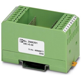 Phoenix Contact EMG 45-B8 pouzdro na DIN lištu plast zelená 5 ks