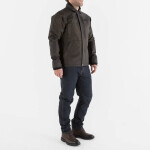 Motocyklová bunda Knox Leonard Wax, hnědá - M