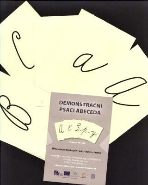 Demonstrační psací abeceda - velká a malá psací abeceda - učitelská pomůcka - Alena Bára Doležalová