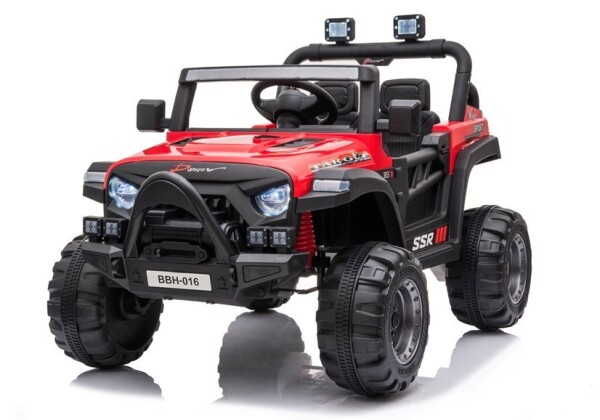 Mamido Dětské elektrické autíčko Jeep Target červené