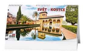 Stolní kalendář 2026 Baloušek - Svět v kostce