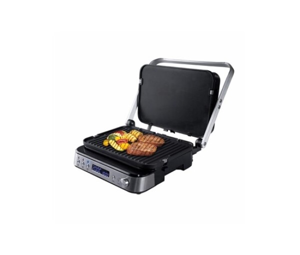 Orava Grillchef-3 elektrický kontaktní gril, 2000 W, LCD displej, časovač, digitální ovládání