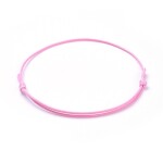 Šňůrkové náramky - různá provedení - ∅ 5 ~ 8 cm - 1 ks Barva: Šedá