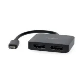 Nedis Adaptér USB-C (M) - 2x DisplayPort (F) 0.20 m černá (CCGB64375BK02)
