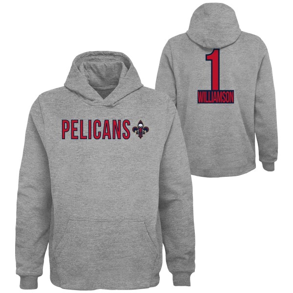 Outerstuff Pánská mikina New Orleans Pelicans NBA Zion Williamson #1 Player Hoodie Velikost: L