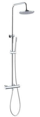 Kielle - Oudee Sprchový set s termostatem, 20 cm, 1 proud, chrom 20602040E