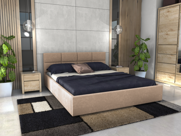 FRONTI Postel LIDIA 160x200 béžová