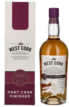 West Cork Port Cask Finished 43% 0,7l (karton)