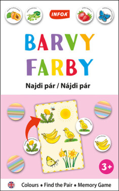 Výuková hra (krabička) Najdi pár - Barvy / Farby