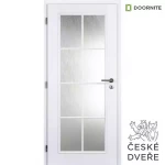 Interiérové dveře Elida Sklo Bílé 90L