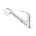 Dřezová baterie Ceramia S-Line Pro s vytahovací sprškou, 2 proudy chrom SIKOBSLPRO283 SIKOBSLPRO283