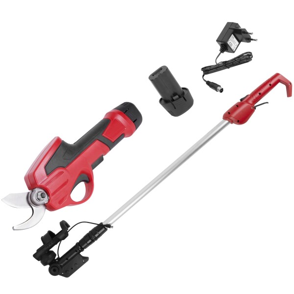 STREND PRO 111250 AKU set, nůžky na větve 2,5cm + teleskopická tyč, 7,2V Li-ion, 1500mAh