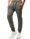Pánské teplákové kalhoty tmavě šedé Dstreet UX2872 XL