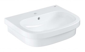 GROHE - Euro Ceramic Umyvadlo s přepadem, 60x48 cm, alpská bílá 39337000