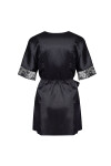 Dámský župan Delight dressing gown - BEAUTY NIGHT FASHION černá L/XL