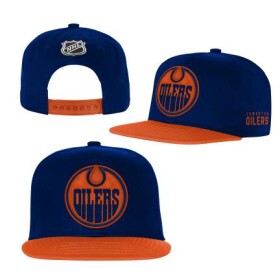 Outerstuff Dětská kšiltovka Edmonton Oilers NHL Essentials Flatbrim Snapback