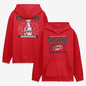 Fanatics Pánská mikina Carolina Hurricanes NHL 2026 Stanley Cup Champions Signature Roster Velikost: 4XL