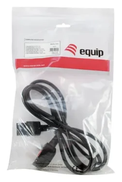 Equip BS 1363 - C13 černý / Napájecí kabel / 2 m / 250 V / 10 A (112300)