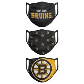 Roušky Boston Bruins FOCO - set 3 kusy Velikost: dospělá velikost
