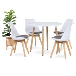 Jídelní stůl 90x90cm, mdf DT-306 WT