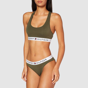 Bralette podprsenka khaki Tommy Hilfiger khaki