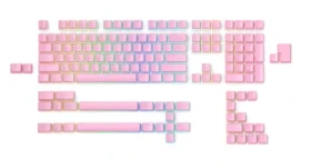 Glorious PC Gaming Race Aura Keycaps V2 - 145 Keycaps, růžová, US GLO-KC-AURA2-P