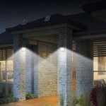 Izoxis 10719 Solární venkovní 120 LED osvětlení, pohybový senzor