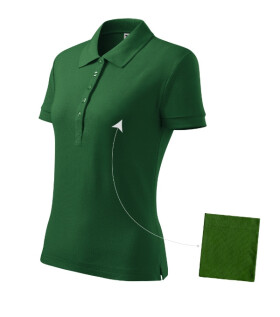 Cotton polokošile dámská lahvově zelená XL