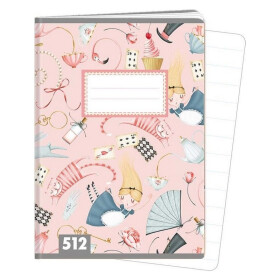 Sešit A5, 10 listů, typ 512 Alice’s adventures in Wonderland