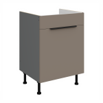 Spodní skříňka pod dřez Aria ANT 60 ZL 1S BB - Premium Box Barva korpusu: Antracit, Barva dvířek: SA - Aquamarine AFM